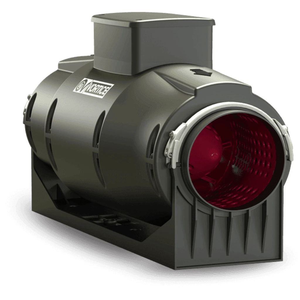 Wentylator kanałowy 125 mm izolowany akustycznie o przepływie mieszanym 320 m3/h - VORTICE Lineo 125 Quiet