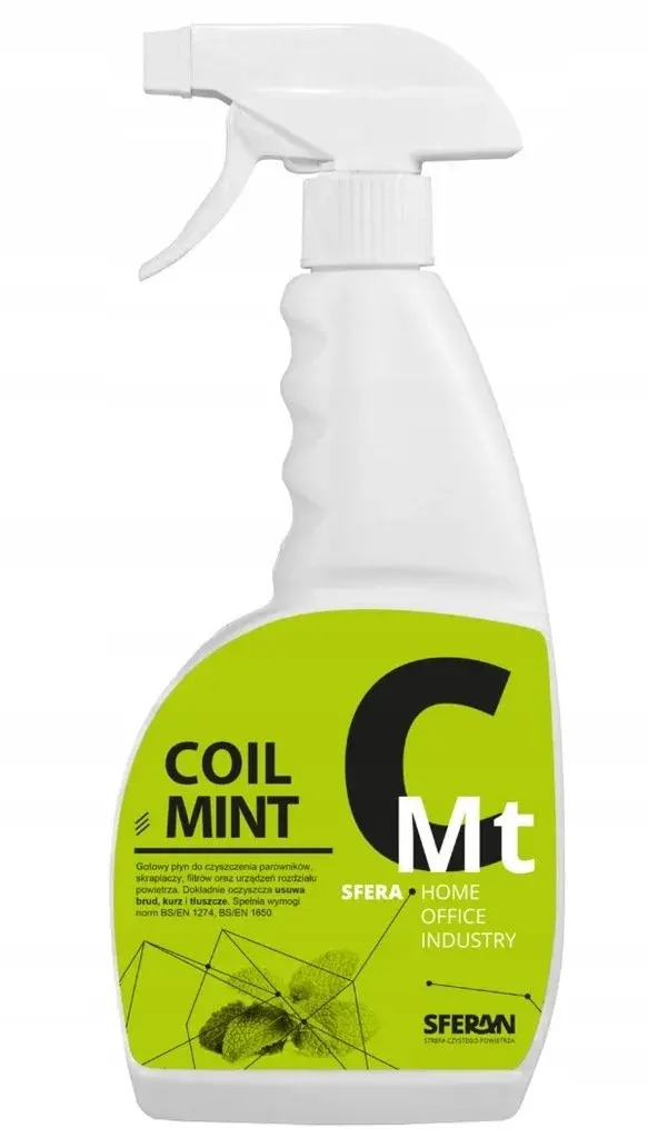 Środek w atomizerze do czyszczenia klimatyzacji o zapachu miętowym 0,75 l - SFERAN Coil Mint RTU