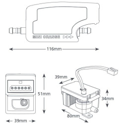 Pompka skroplin cicha Silent+ Mini Orange FP3313 - ASPEN PUMPS