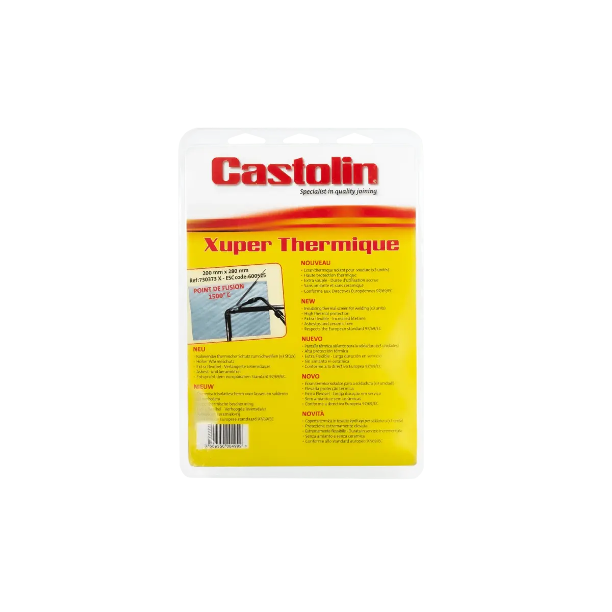 Płyta chroniąca termicznie XUPER TERMIQUE 3 szt. - CASTOLIN