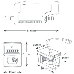 Pompka skroplin Mini Orange FP2212 - ASPEN PUMPS