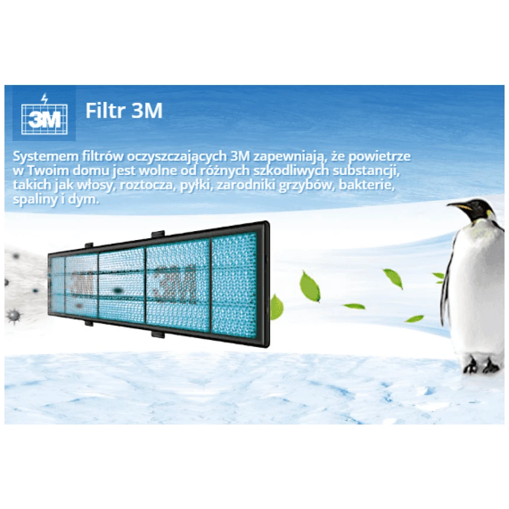 Klimatyzator Flexis Plus White Shine j.wewnętrzna AS35S2SF1FA-LW 3,5kW Multi Split - HAIER