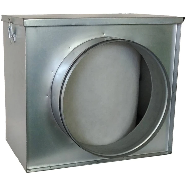 Filtr powietrza kanałowy z kasetą FKK 250 mm EU3 - Forvent FKK-B-250-4