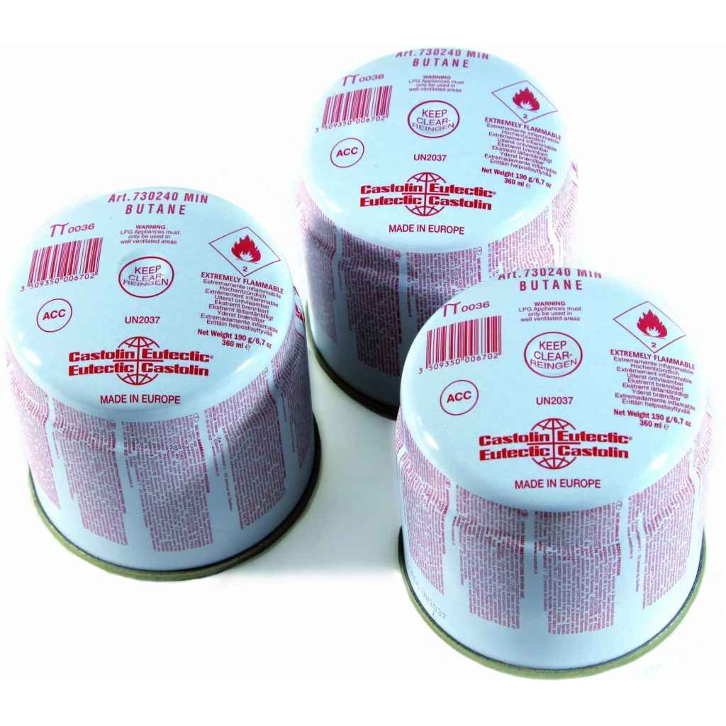 Butla gazu palnego 500 PIEZO gaz butan 190g - CASTOLIN