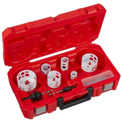 Zestaw otwornic bimetalowych HOLE DOZER ( 10 szt.) - MILWAUKEE 49224201