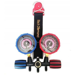Manometry na belce z trzema wężami serwisowymi 180 cm - BLACK DIAMOND 27456