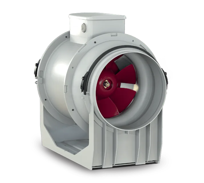 Wentylator kanałowy 200 m3/h  o przepływie mieszanym 100 mm - VORTICE Lineo 100 Q T