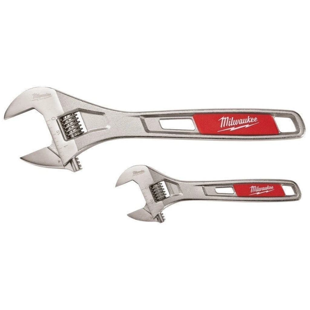 Zestaw kluczy nastawnych 150 / 250mm ( 2 szt.) - MILWAUKEE 48227400