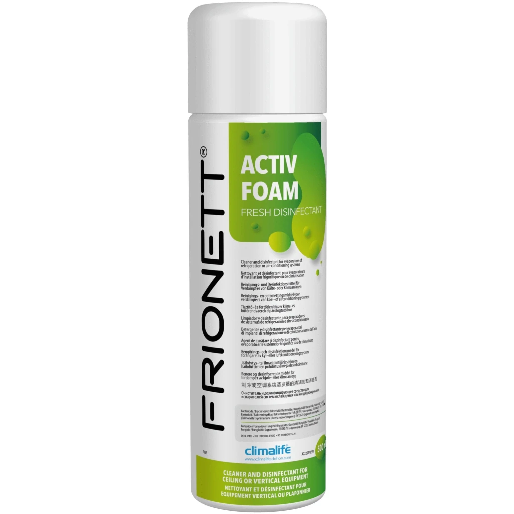 Pianka do czyszczenia parowników, spray do czyszczenia klimatyzatorów 500 ml - FRIONETT Activ Foam