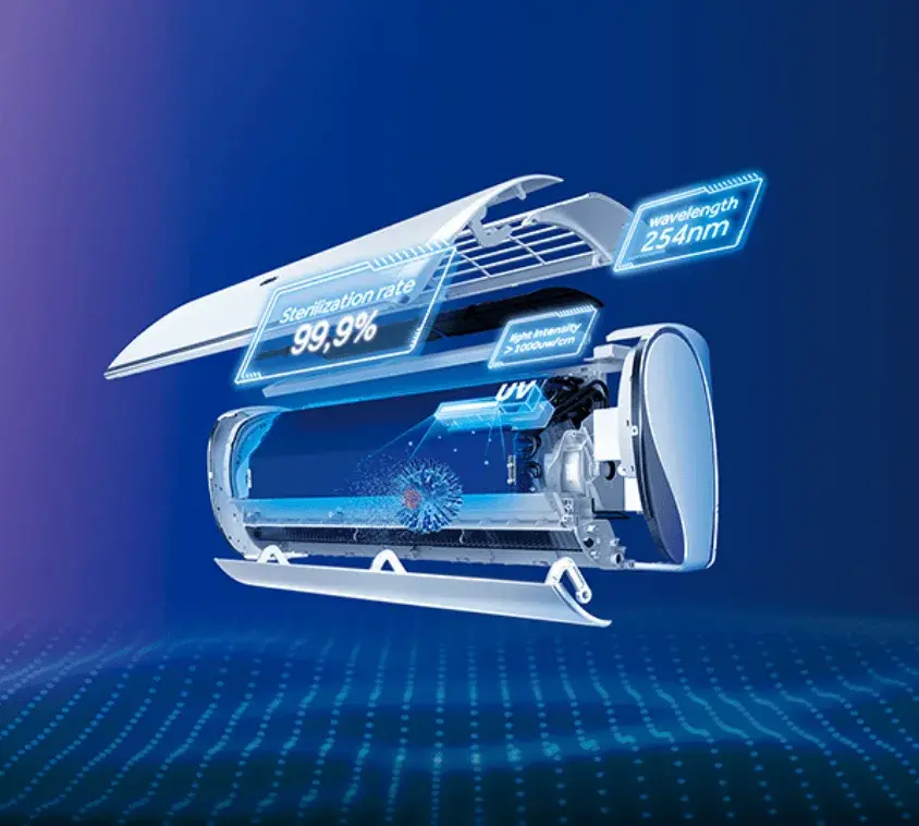 Klimatyzator Flexis Plus White Shine j.wewnętrzna AS35S2SF1FA-LW 3,5kW Multi Split - HAIER