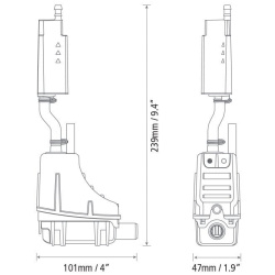 Pompka do skroplin MINI LIME Silent+ (wersja bez korytka) FP3322- ASPEN PUMPS