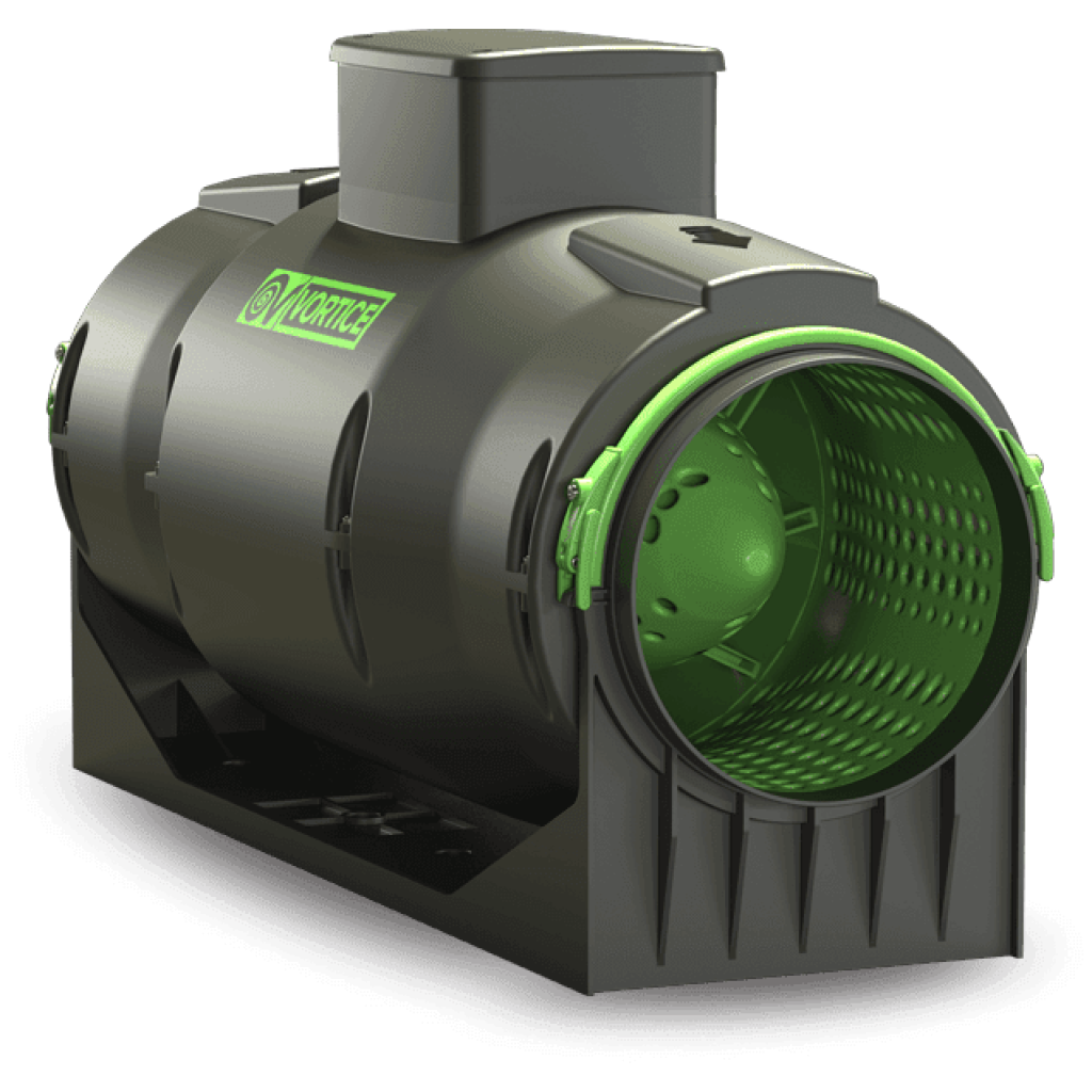 Wentylator kanałowy izolowany akustycznie z silnikiem EC o przepływie mieszanym 150 mm - VORTICE Lineo 150 Quiet ES
