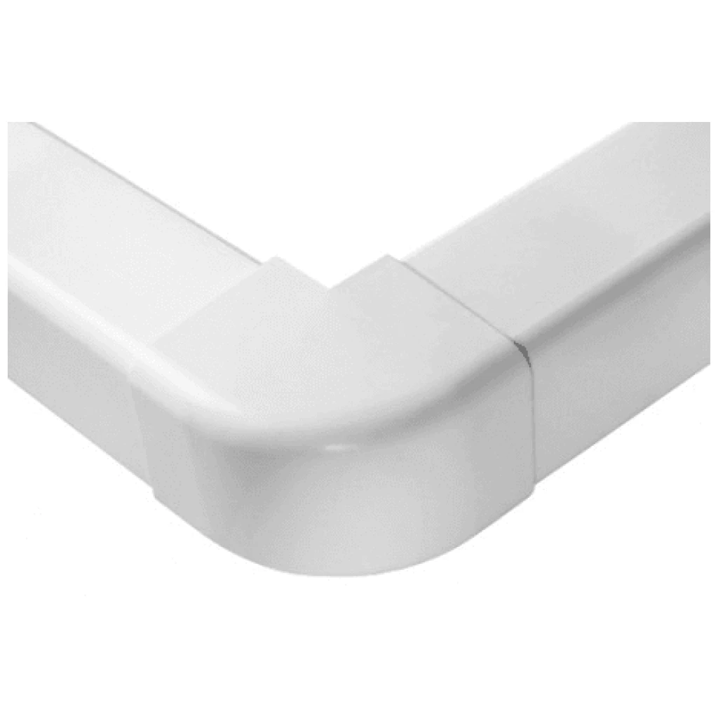 Kąt zewnętrzny , narożnik zewnętrzny PVC , 60 mm - Artiplastic 0606AE-W