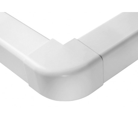 Kąt zewnętrzny , narożnik zewnętrzny PVC , 60 mm - Artiplastic 0606AE-W