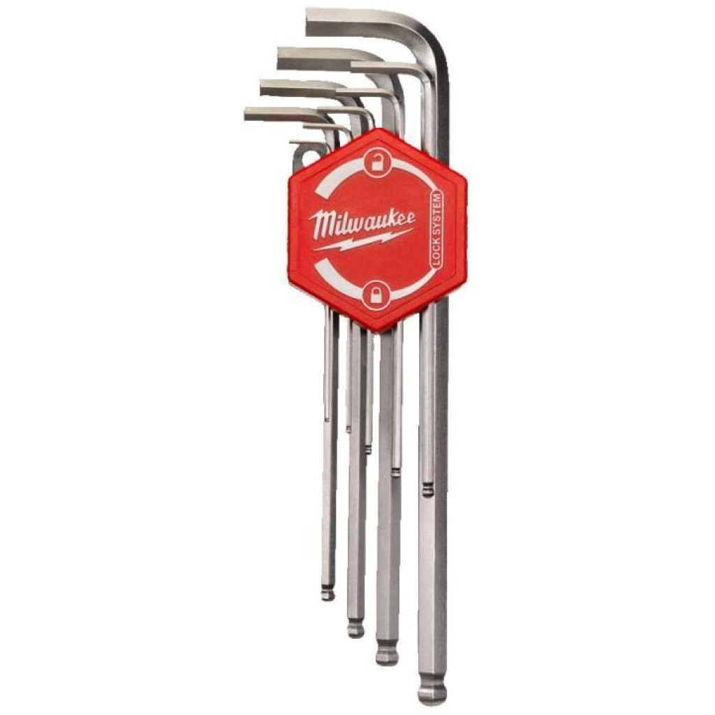 Klucze imbusowe zestaw HEX 9 szt. - MILWAUKEE 4932478621