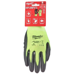 Rękawice robocze odporne na przecięcia zielone rozm XL / 10 - MILWAUKEE 4932478133