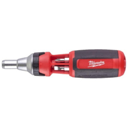 Śrubokręt multi RATCHET 9 w 1 ( bity: PH1 / PH2 / PZ1 / PZ2 / TX15 / TX20 / SL ) - MILWAUKEE 4932471598