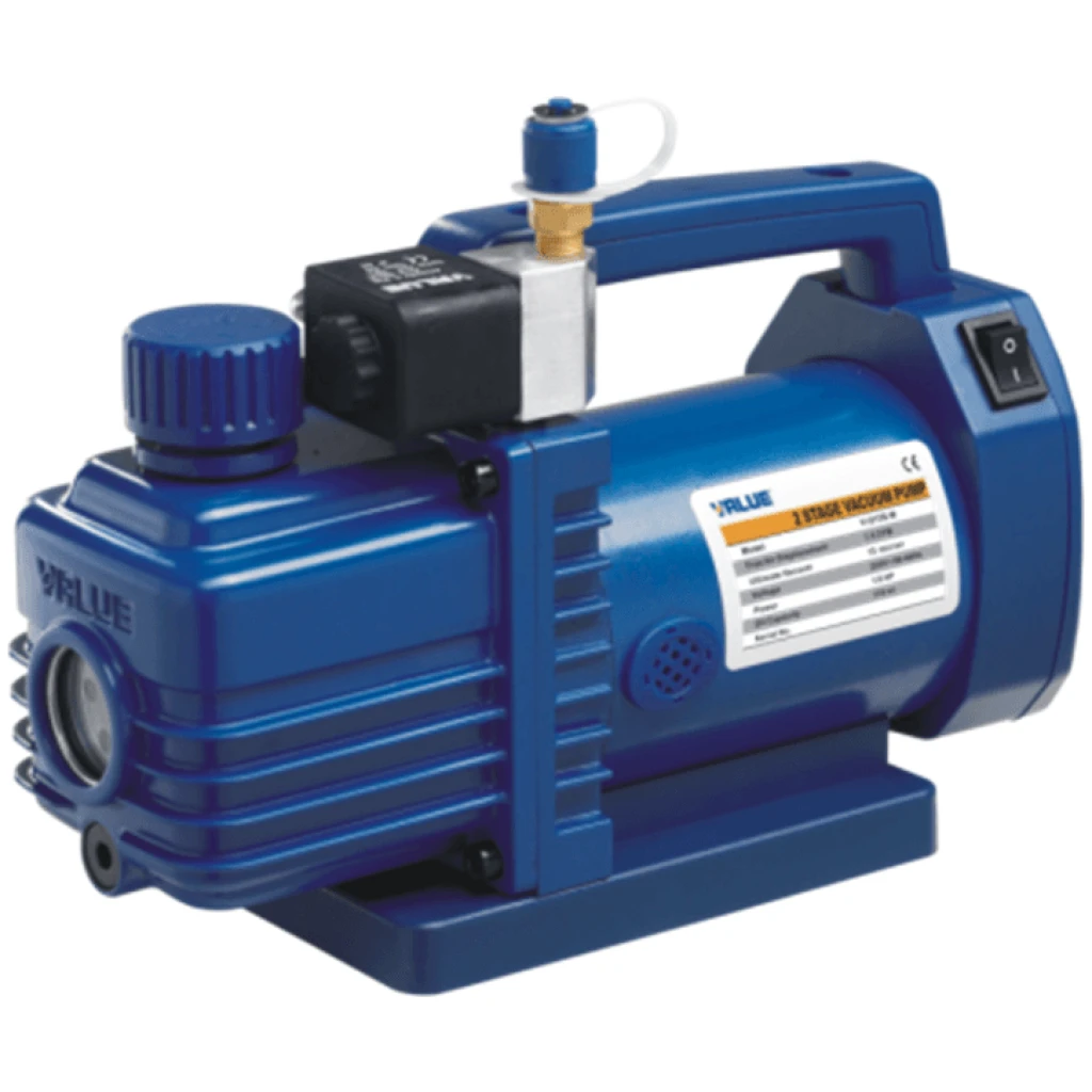 Pompa próżniowa 42 l/min , dwustopniowe z elektrozaworem V-i215S-M - VALUE