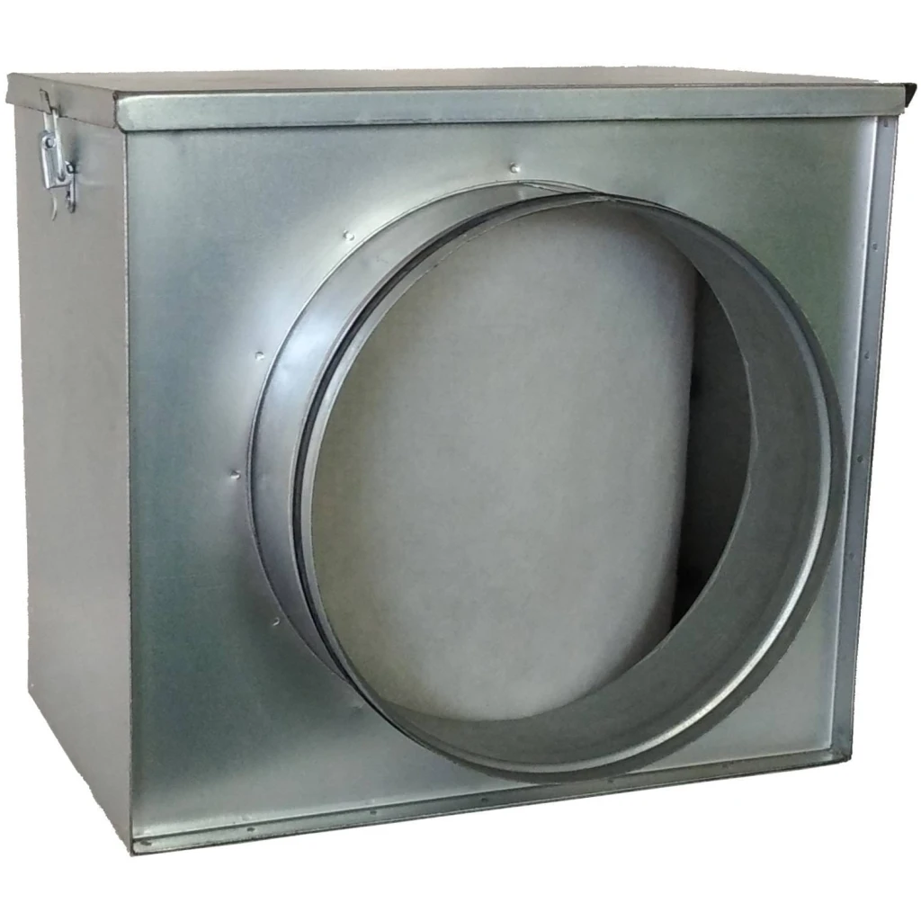 Filtr powietrza kanałowy z kasetą FKK 125 mm EU3 - Forvent FKK-B-125-4