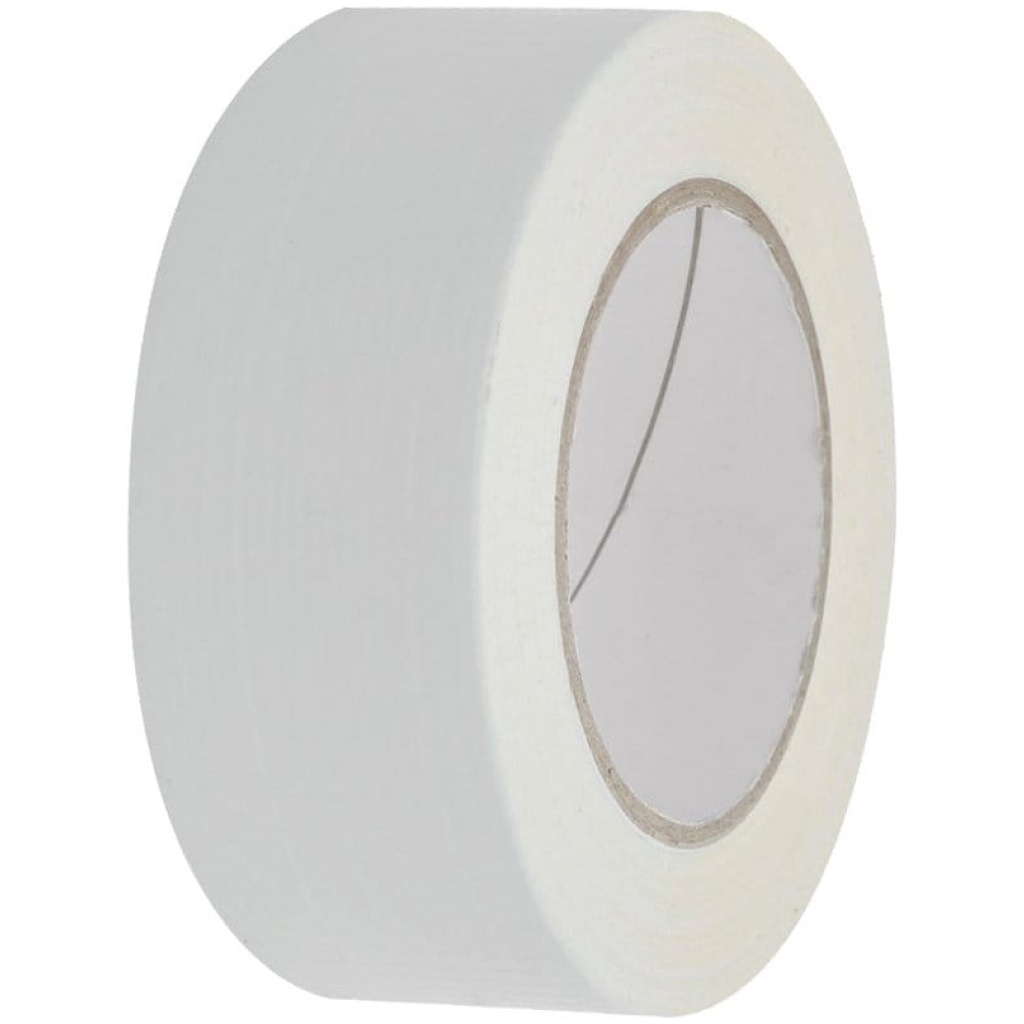 Taśma samop. 1str. tekstylna powlekana PE biała - FORVENT