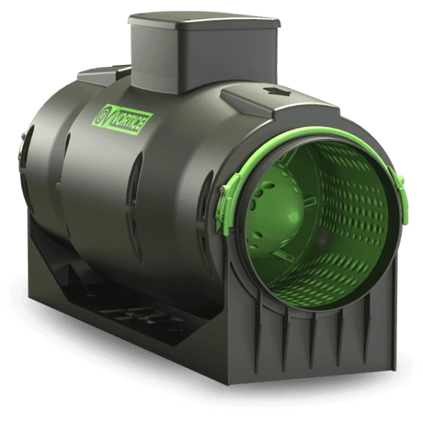 Wentylator kanałowy 250 mm izolowany akustycznie z silnikiem EC o przepływie mieszanym 1485 m3/h - VORTICE Lineo 250 Quiet ES