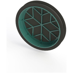 Klapa zwrotna magnetyczna do okapu 125mm BRF 125 Magneto - BROOKVENT