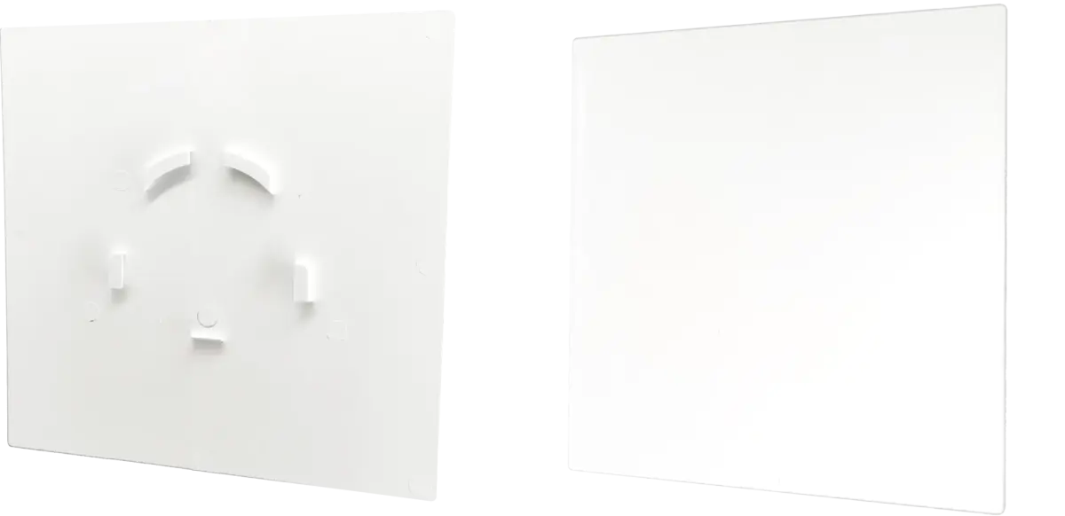 Panel biały połysk ABS do wentylatora dRim - AIRROXY 01-183