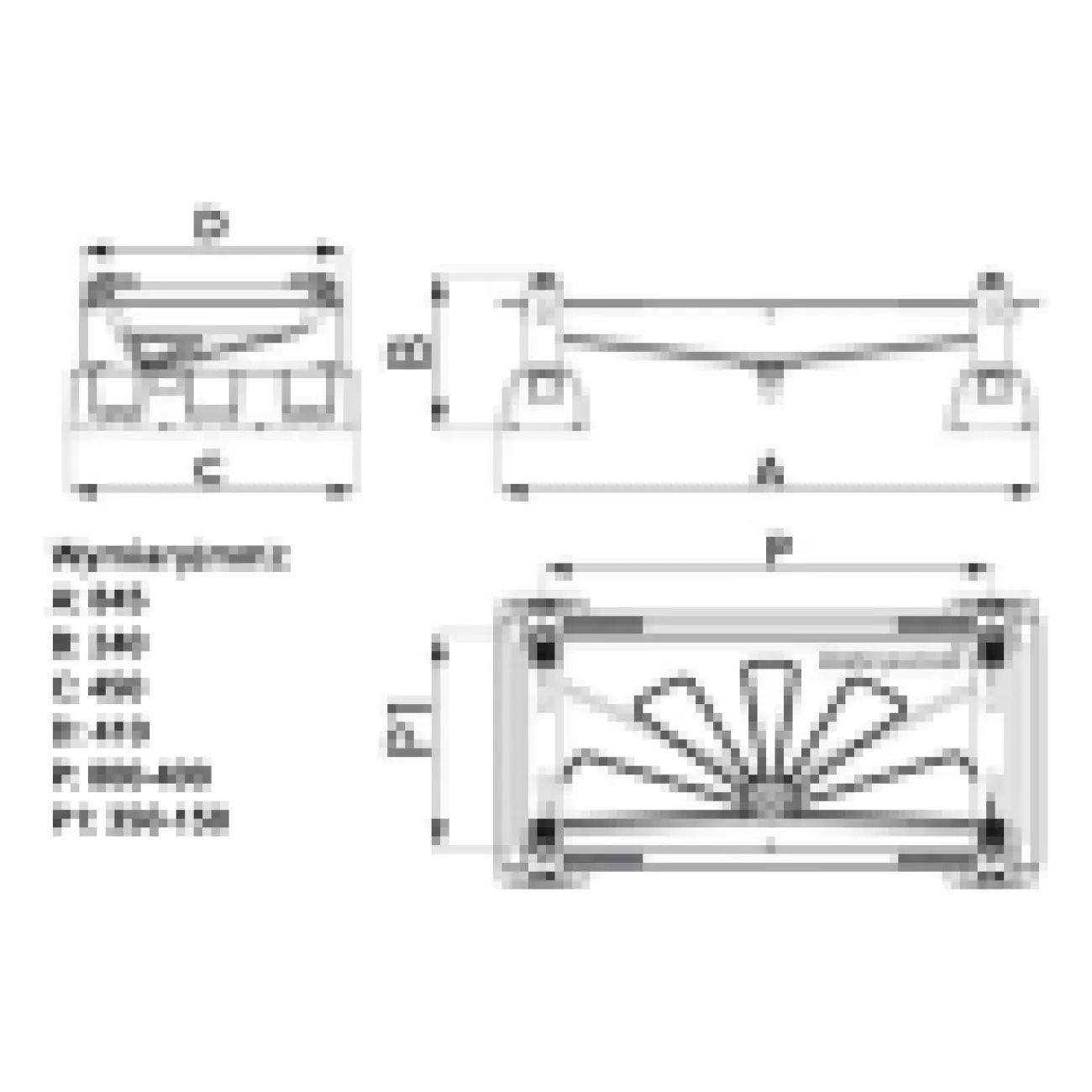 Podstawa INFINITY + taca ociekowa 850 x 400 mm + 6m kabel grzewczy z wbudowanym termostatem + antywibracyjne stopy montażowe EXTREME 100-8 - SMART CLIMA