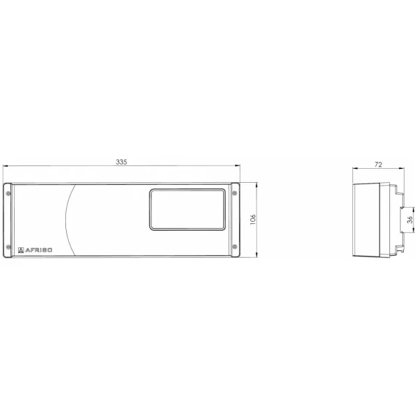 Listwa sterująca przewodowa FloorControl WB01 D-8-230 - AFRISO