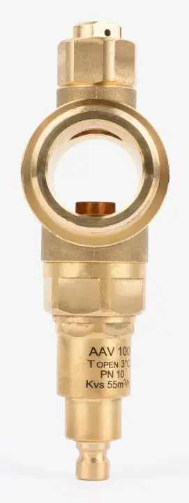 Zawór antyzamrożeniowy AAV 100, G1", PN10, Kvs 55 m3/h, temp. otwarcia 3°C - AFRISO