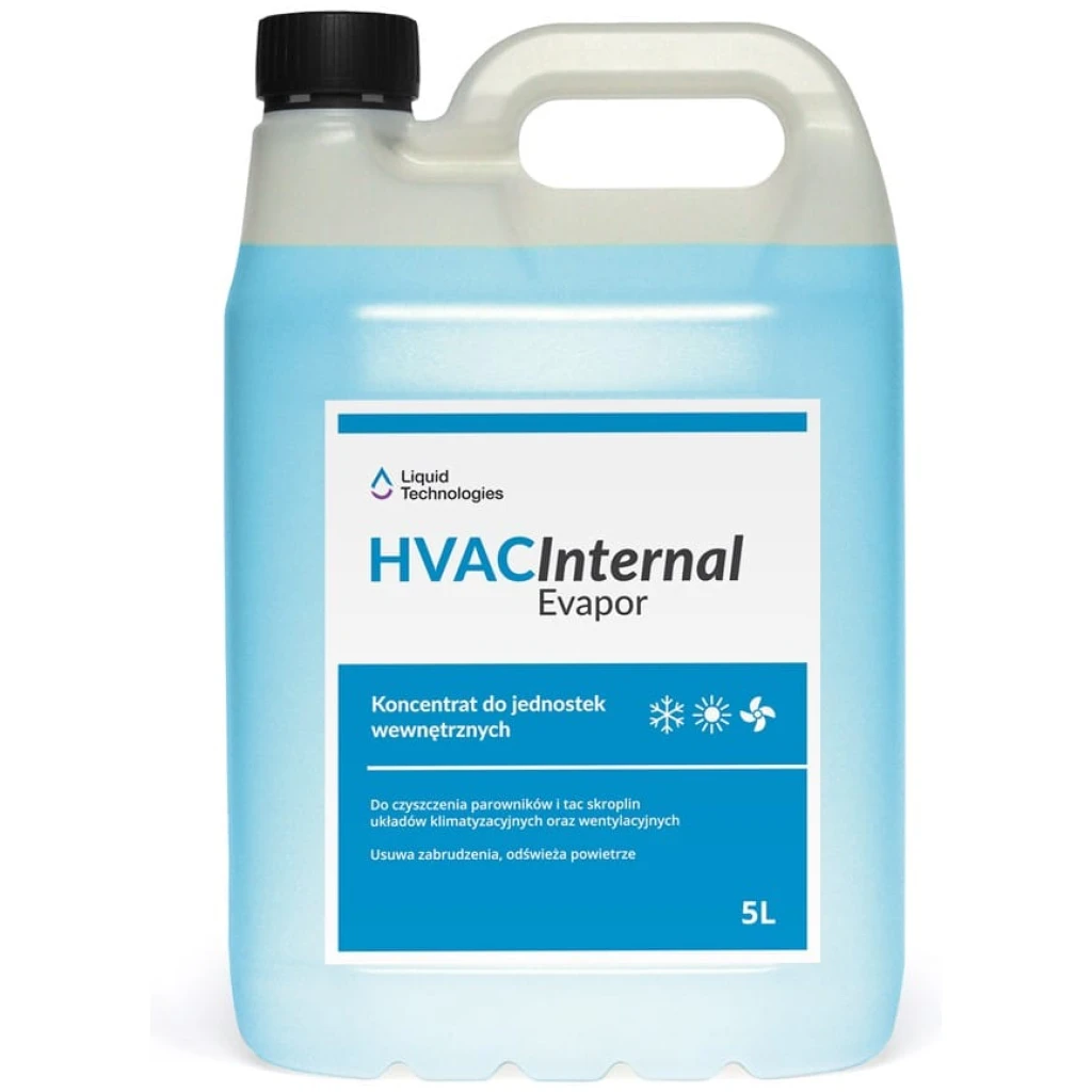 HVAC Internal Evapor środek do czyszczenia klimatyzatorów, jednostek wewnętrznych koncentrat 5 l - LIQUID TECHNOLOGIES