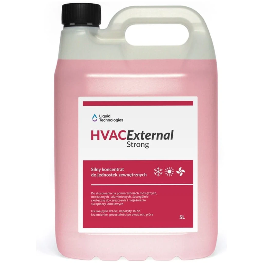 HVAC External Strong środek do czyszczenia klimatyzatorów, jednostek zewnętrznych koncentrat 5 l - LIQUID TECHNOLOGIES