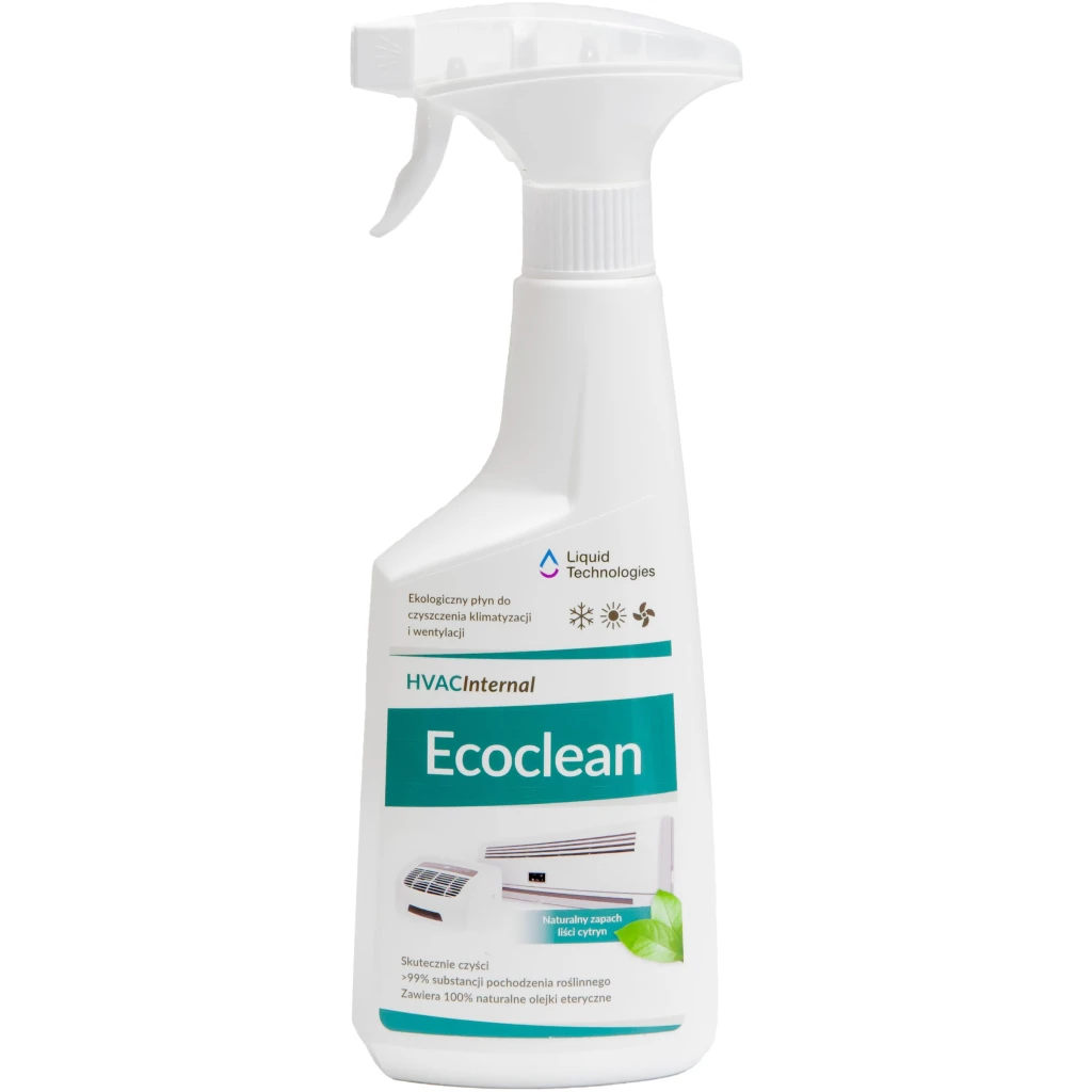 HVAC Internal Ecoclean 500 ml ekologiczny środek czyszczący z funkcją odświeżania i dezodoryzowania - LIQUID TECHNOLOGIES