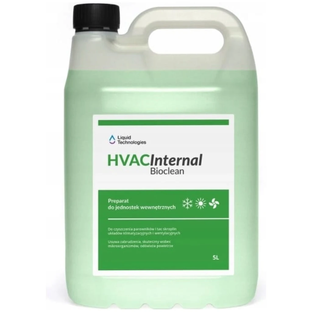 HVAC Internal BioClean środek do czyszczenia klimatyzatorów, jednostek wewnętrznych RTU 5 l - LIQUID TECHNOLOGIES