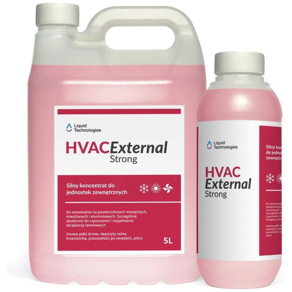 HVAC External Strong środek do czyszczenia klimatyzatorów, jednostek zewnętrznych koncentrat 5 l - LIQUID TECHNOLOGIES