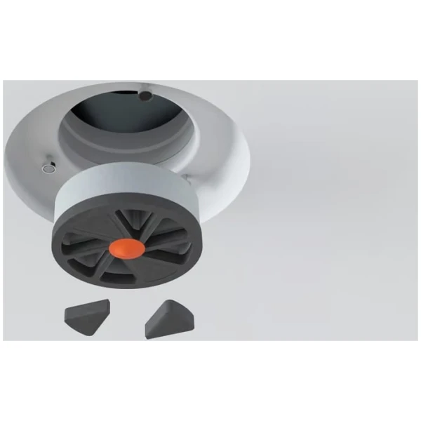 Anemostat nawiewno-wywiewny uniwersalny 100 mm - ERGOVENT RONDO-100