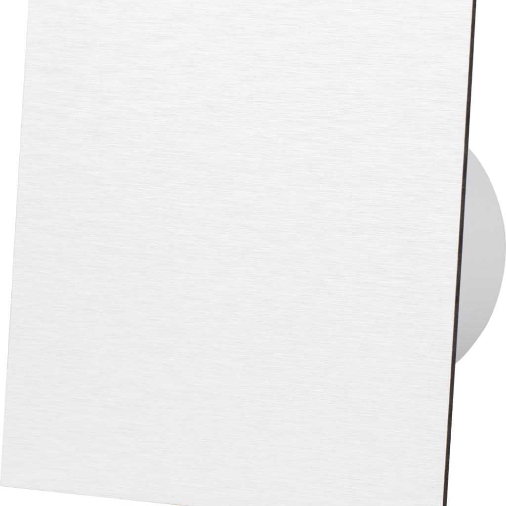 Zestaw: dRim 125 S BB wentylator + Panel aluminium szczotkowane srebro