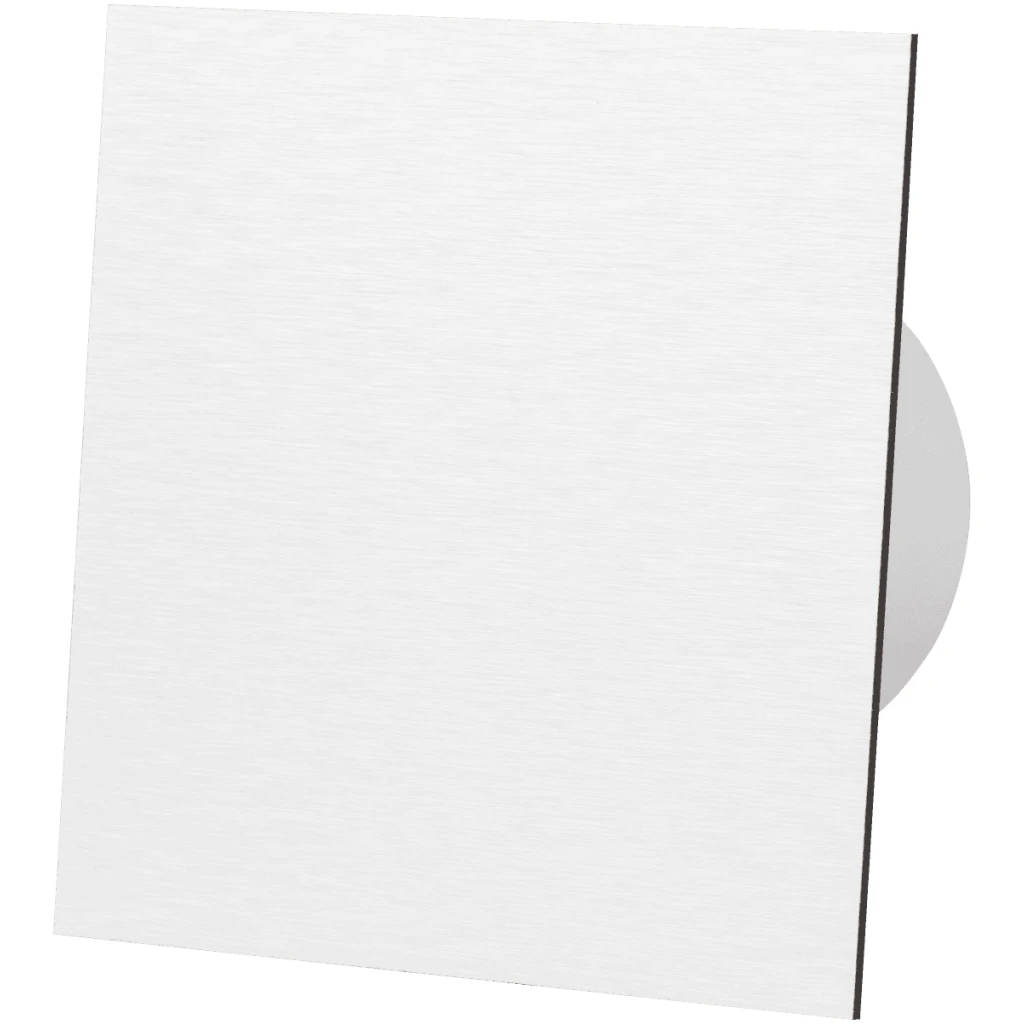 Zestaw: dRim 125 S BB wentylator + Panel aluminium szczotkowane srebro