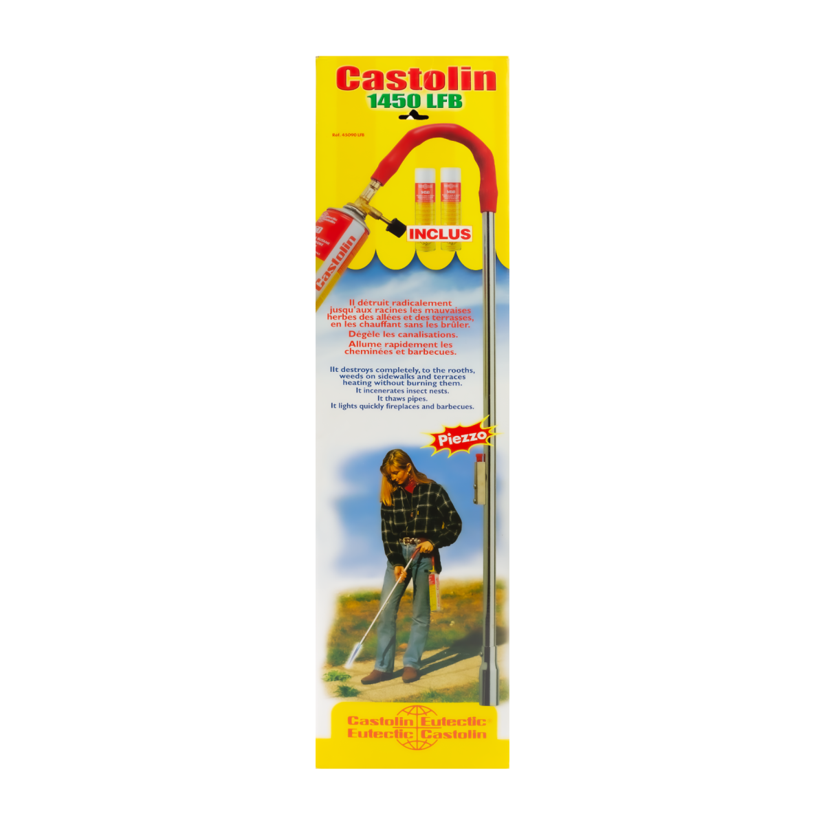 Zestaw palnik z lancą i 2 butlami 1450 LFB - CASTOLIN 600916