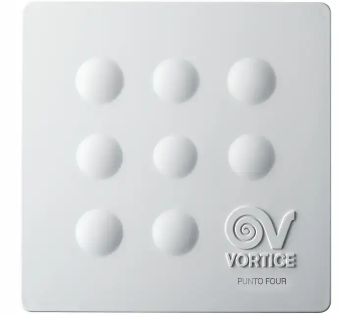 Wentylator łazienkowy ścienny sufitowy cichy i wydajny timer 100mm - Vortice Punto Four MFO 100/4" T