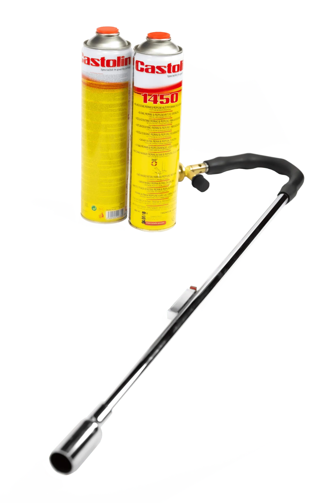Zestaw palnik z lancą i 2 butlami 1450 LFB - CASTOLIN 600916