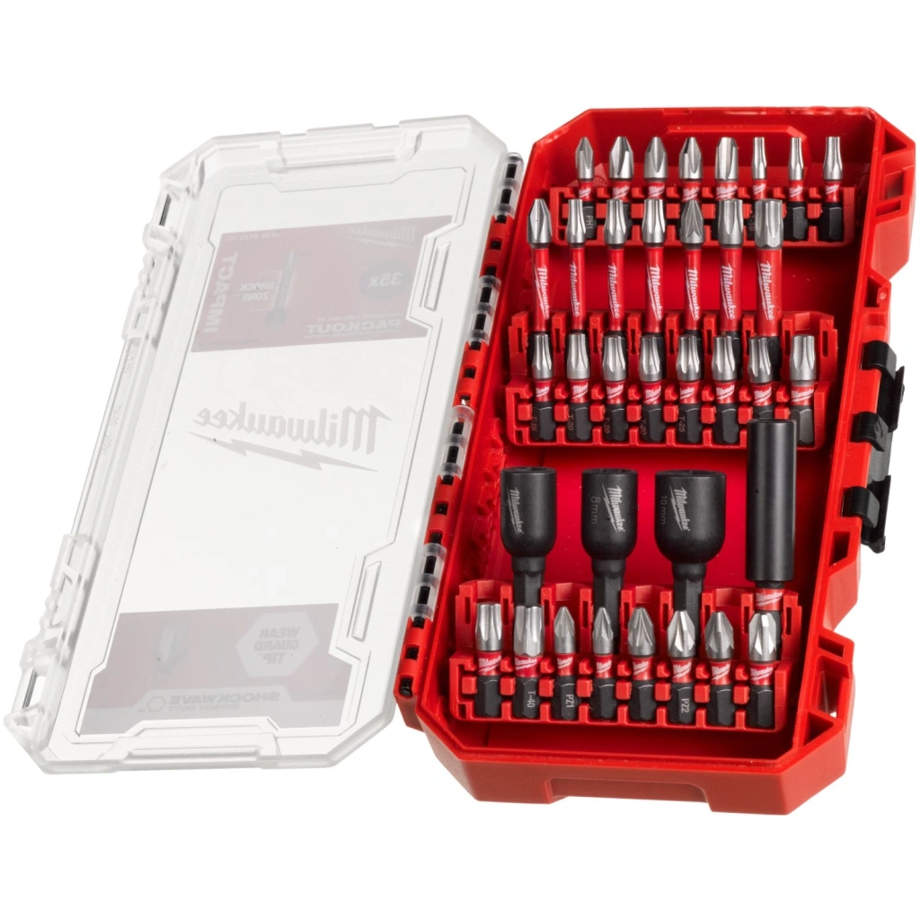 Bity udarowe 35 szt. Shockwave - Milwaukee 4932492003