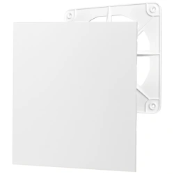 Zestaw: kratka wentylacyjna 150 mm + Panel biały połysk szklany