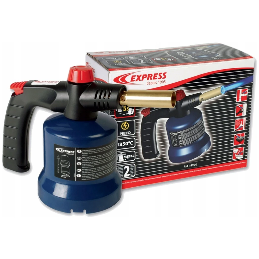 Palnik, lutownica gazowa z zapłonem PIEZO 1600 W - EXPRESS VULCANE EX8800