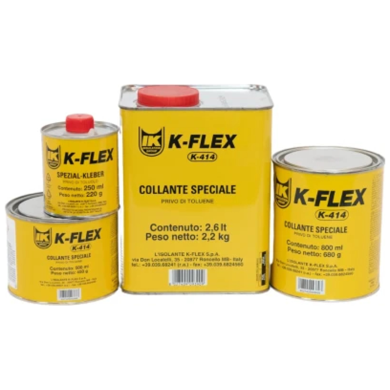 Klej do otulin i izolacji kauczukowych K 414, poj. 0,25 L - K-FLEX