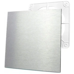 Zestaw: kratka wentylacyjna 150 mm + Panel aluminium szczotkowane
