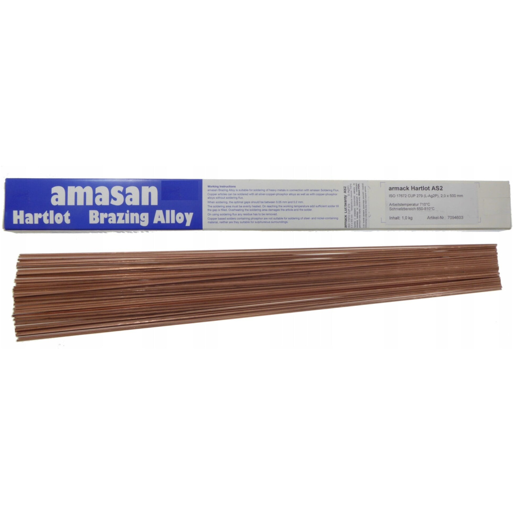 Lut twardy 5% Ag miedziano fosforowy, okrągły Ag5P (1 szt.) - ARMACK AMASAN 7094622O