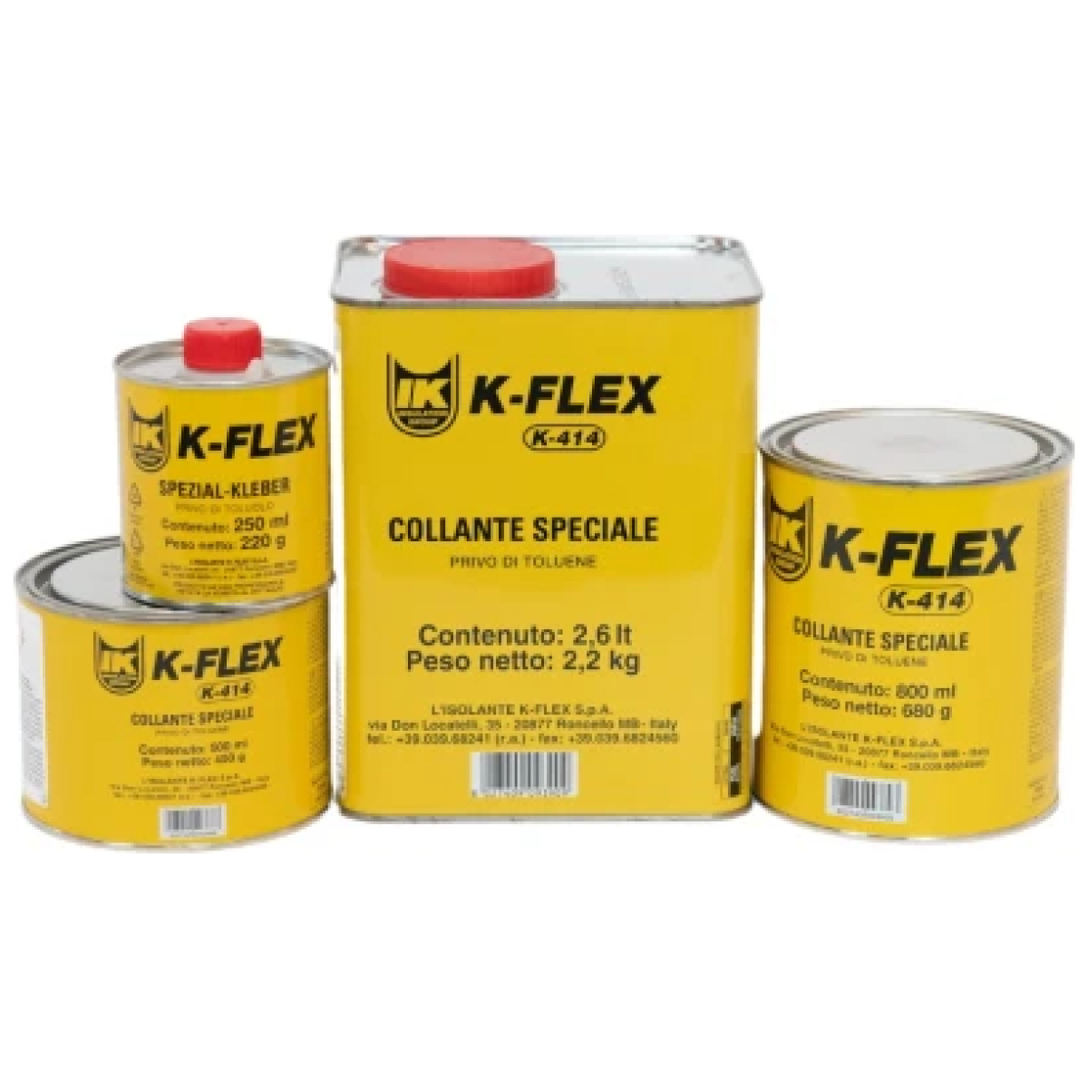 Klej do otulin i izolacji kauczukowych K 414, poj. 2,6 L - K-FLEX