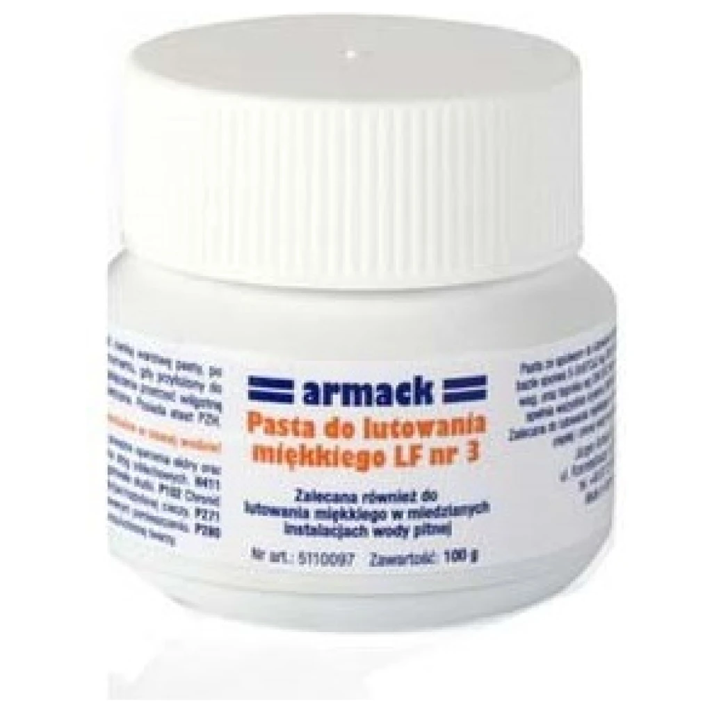 Pasta do lutowania miekkiego LF 3 z pędzelkiem, 100 g - ARMACK AMASAN 5110097P