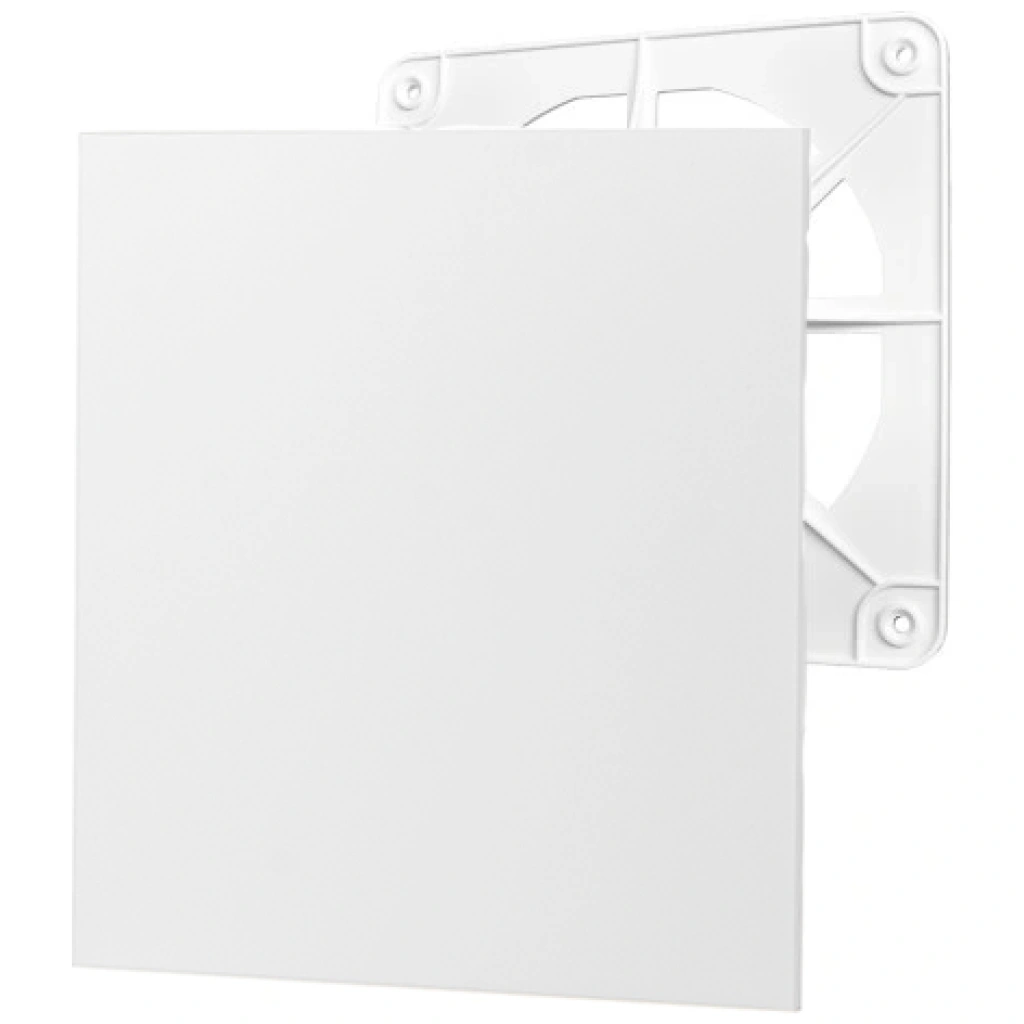 Zestaw: kratka wentylacyjna 150 mm + Panel biały mat szklany